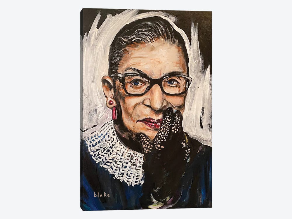 The Notorious RBG by Blake Munch 1-piece Canvas Art Print