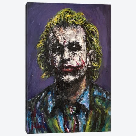 Joker - Heath Canvas Print #BKH23} by Blake Munch Canvas Wall Art