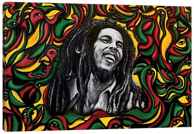 Three Little Birds Canvas Art Print - Bob Marley