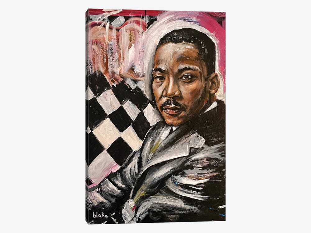 MLK In Contemplation by Blake Munch 1-piece Canvas Art