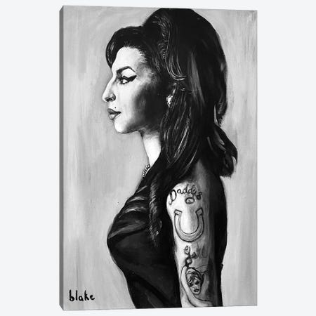 Amy Winehouse Canvas Print #BKH3} by Blake Munch Canvas Art Print