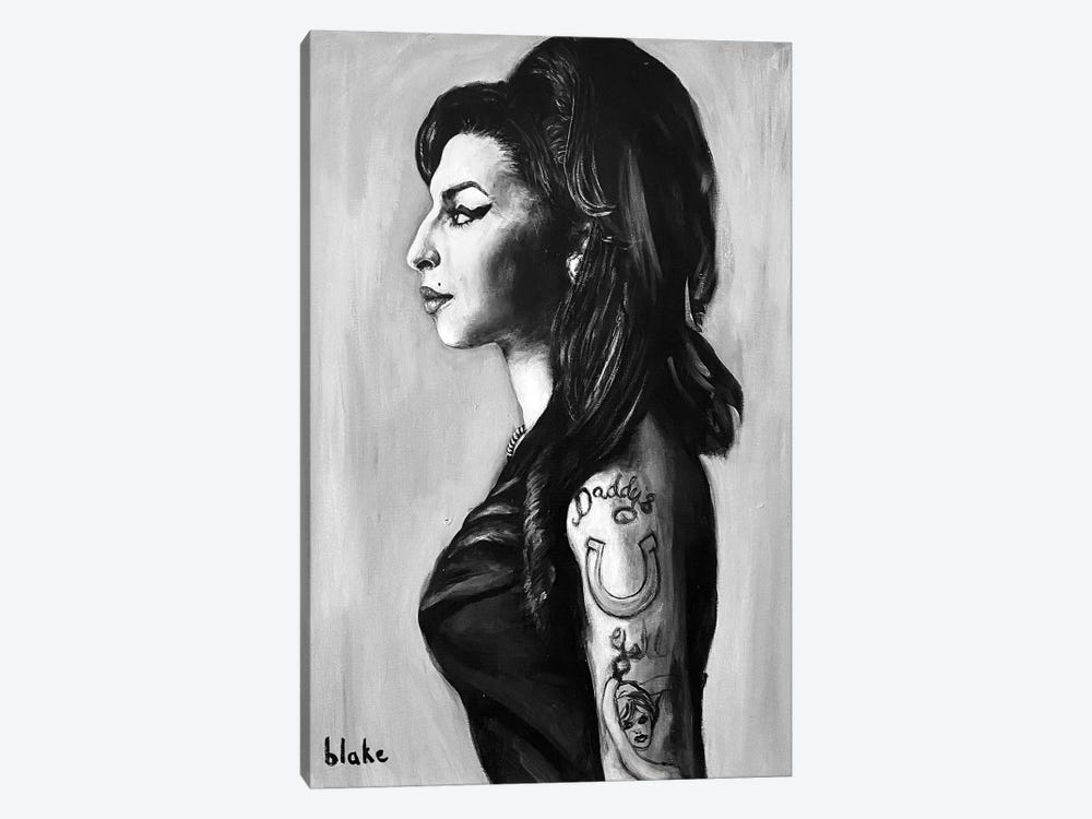 Amy Winehouse by Blake Munch 1-piece Canvas Print