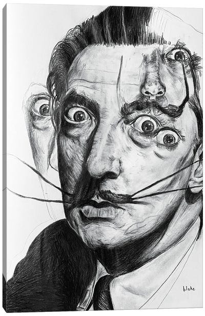 Hello Dalí Canvas Art Print - Salvador Dali