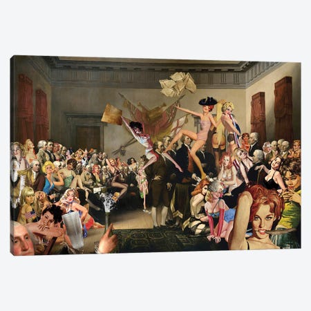 Afterparty Canvas Print #BKI42} by Barry Kite Art Print