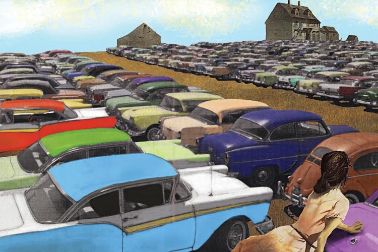 Christina's Parking Space by Barry Kite wall art