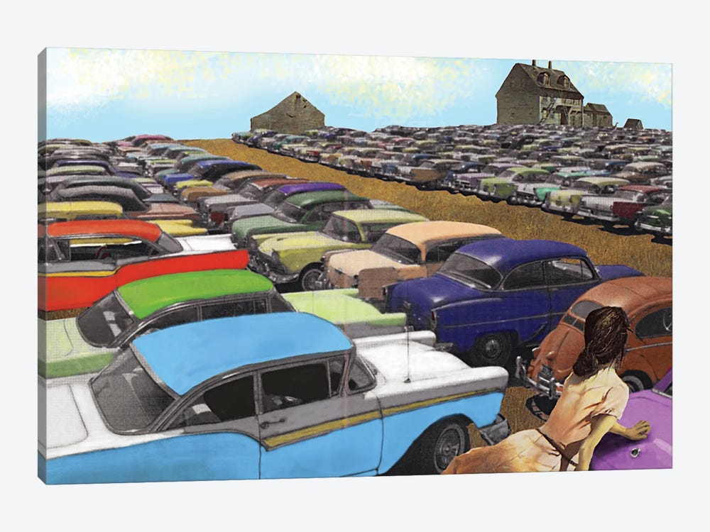 Christina's Parking Space by Barry Kite 1-piece Canvas Artwork