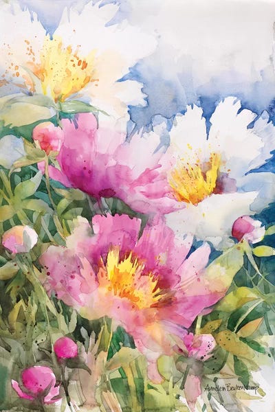 Peony Performance by Annelein Beukenkamp art print