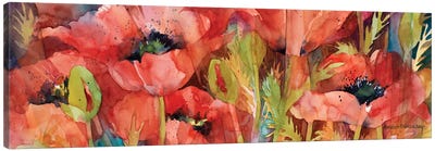 Petals On Parade Canvas Art Print - Annelein Beukenkamp