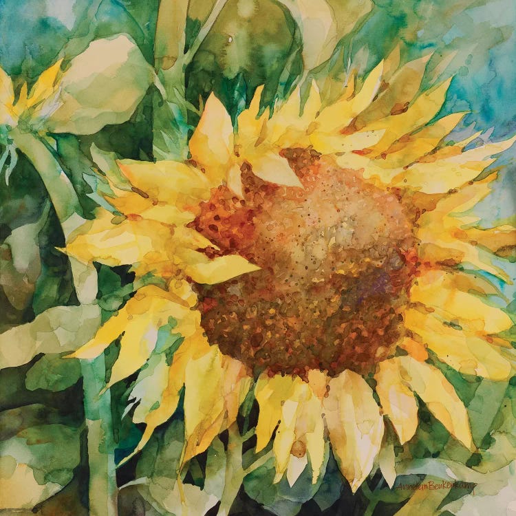 Sunflower by Annelein Beukenkamp canvas print