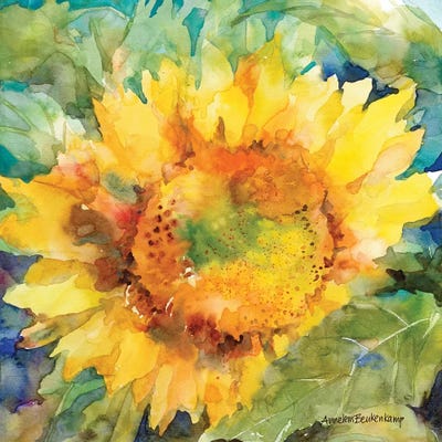 Sunshower by Annelein Beukenkamp canvas print