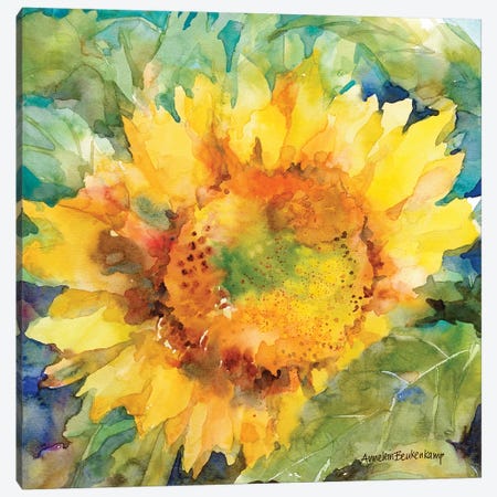 Sunshower Canvas Print #BKK168} by Annelein Beukenkamp Art Print