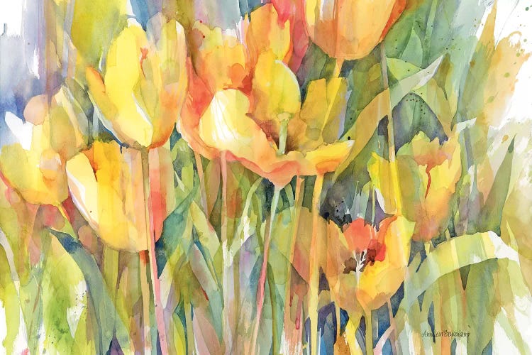 Golden Group by Annelein Beukenkamp wall art
