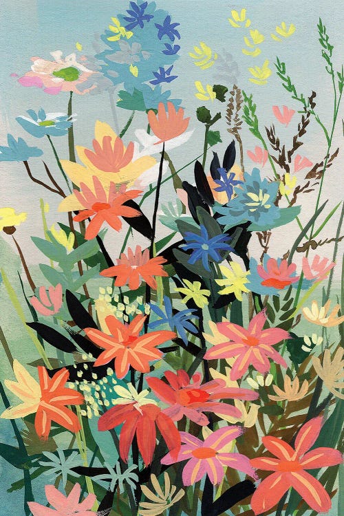 Pastel Wildflowers by Brook Page wall art