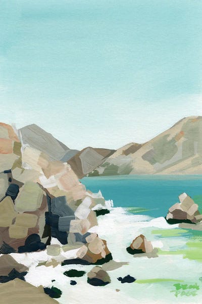 Brook Page: Rocky Coast by Brook Page