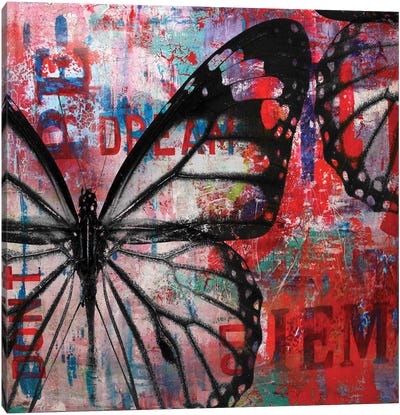 Butterfly IV Canvas Art Print - Monarch Butterflies