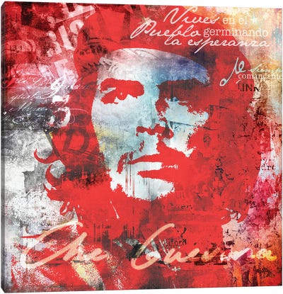 Che Canvas Art Print - Che Guevara
