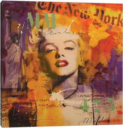 Marilyn III Canvas Art Print - Micha Baker