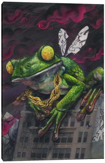 Lord Of The Flies Canvas Art Print - Frog Art