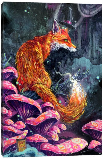 Nice Fox Canvas Art Print - Swartz Brothers Art
