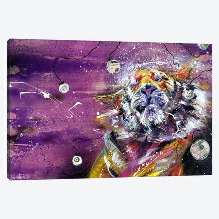 Paperless Tiger Canvas Print #BKT106} by Swartz Brothers Art Canvas Print