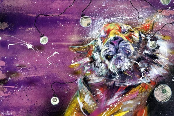 Swartz Brothers Art: Paperless Tiger by Swartz Brothers Art