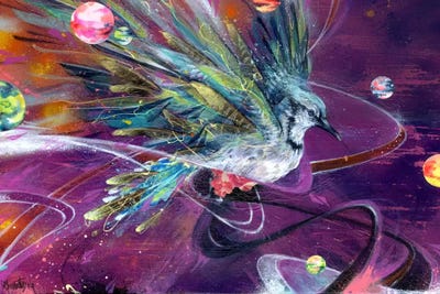 Planetary Allignement by Swartz Brothers Art framed canvas print