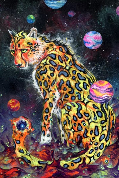 Swartz Brothers Art: Space Cheetah by Swartz Brothers Art