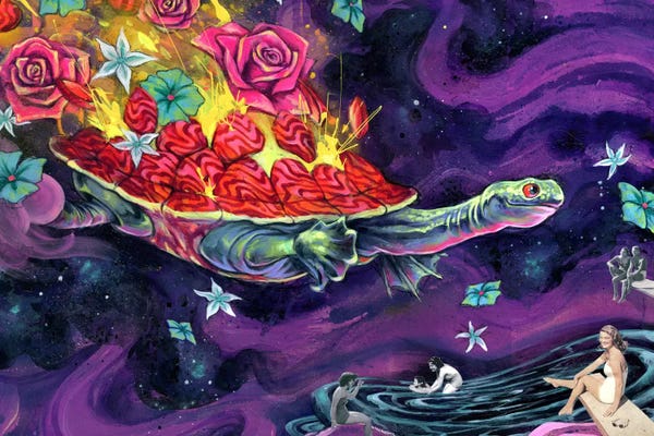 Turtles: Young Lord Huron by Swartz Brothers Art