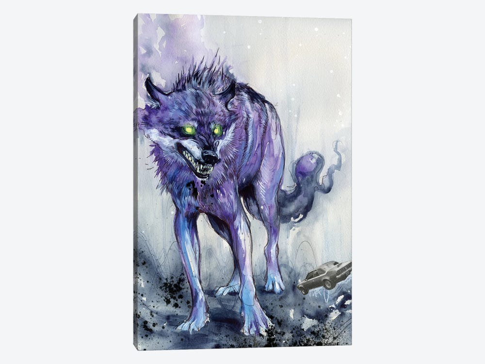 Fever Wolf by Swartz Brothers Art 1-piece Art Print