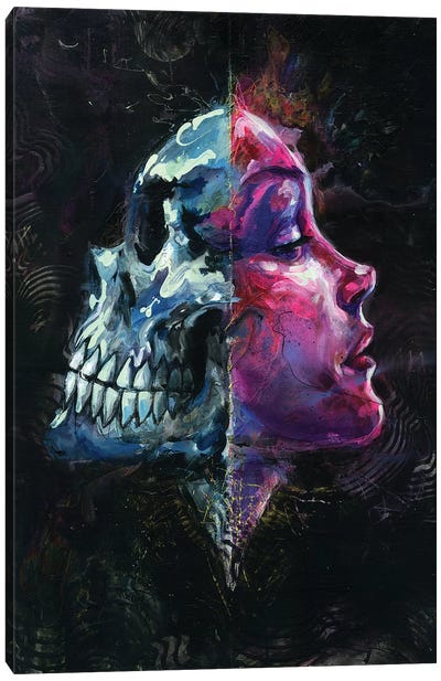 Death Reflects Sex Canvas Art Print - Swartz Brothers Art