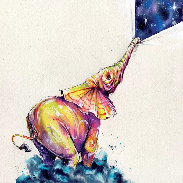 Elephants: Snickers Ice Cream by Swartz Brothers Art