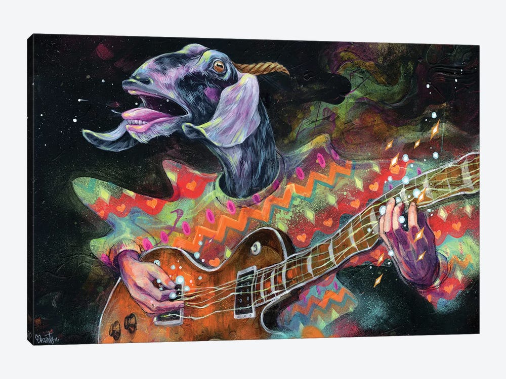 Groovin' Gary by Swartz Brothers Art 1-piece Canvas Print