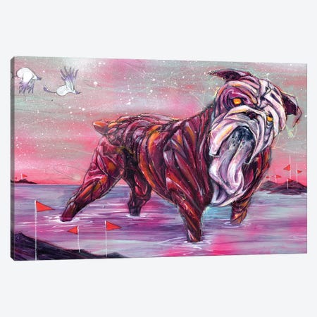 L.S.Dog Canvas Print #BKT156} by Swartz Brothers Art Canvas Wall Art