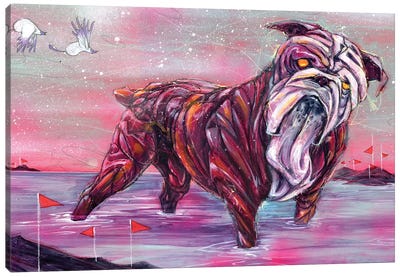 L.S.Dog Canvas Art Print - Swartz Brothers Art