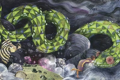 Sparkle Garden by Swartz Brothers Art acrylic art print