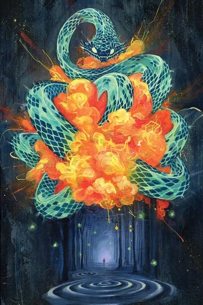 Psychedelic Animals: Cold Constrictor by Swartz Brothers Art