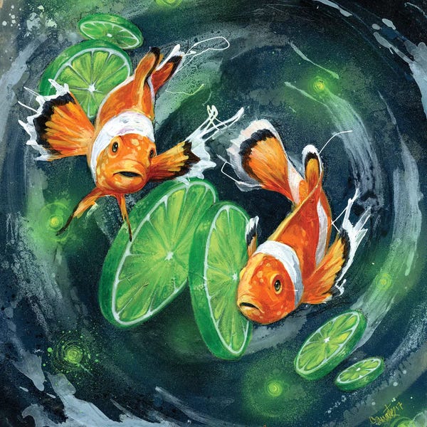 Illuminated Dreamscapes: Lost In Limes by Swartz Brothers Art