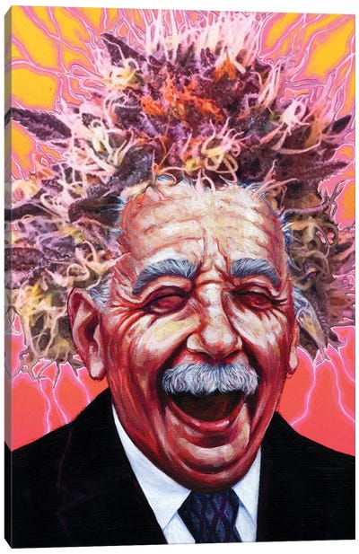 Albert Pinestein Canvas Art Print - Albert Einstein