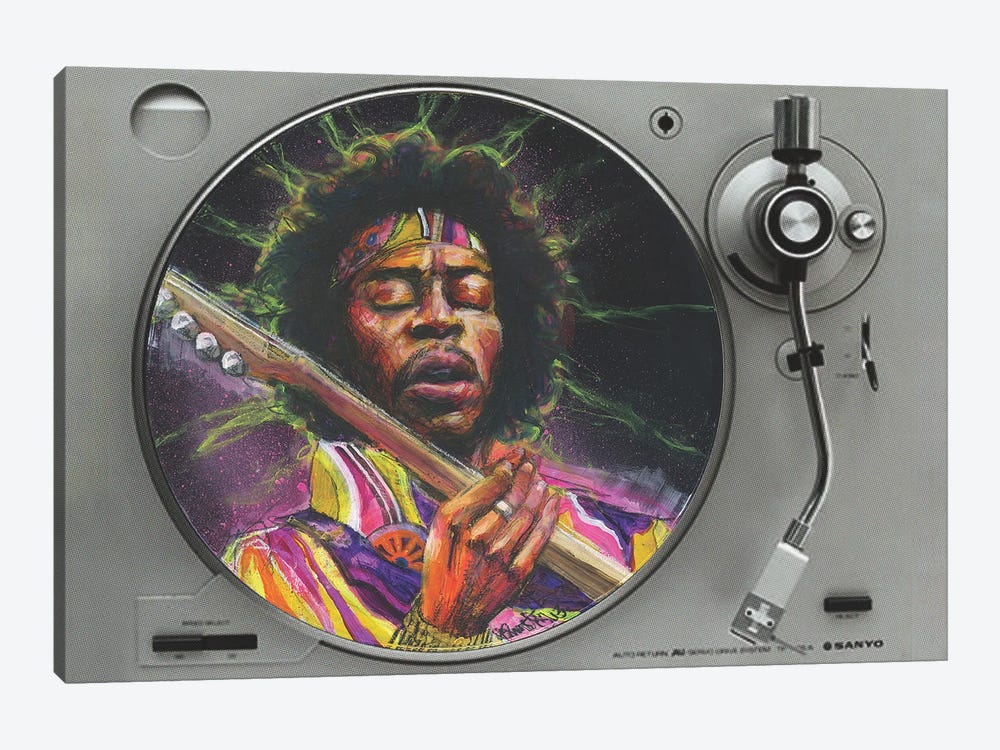 Jimi Hendrix Lives by Swartz Brothers Art 1-piece Canvas Wall Art