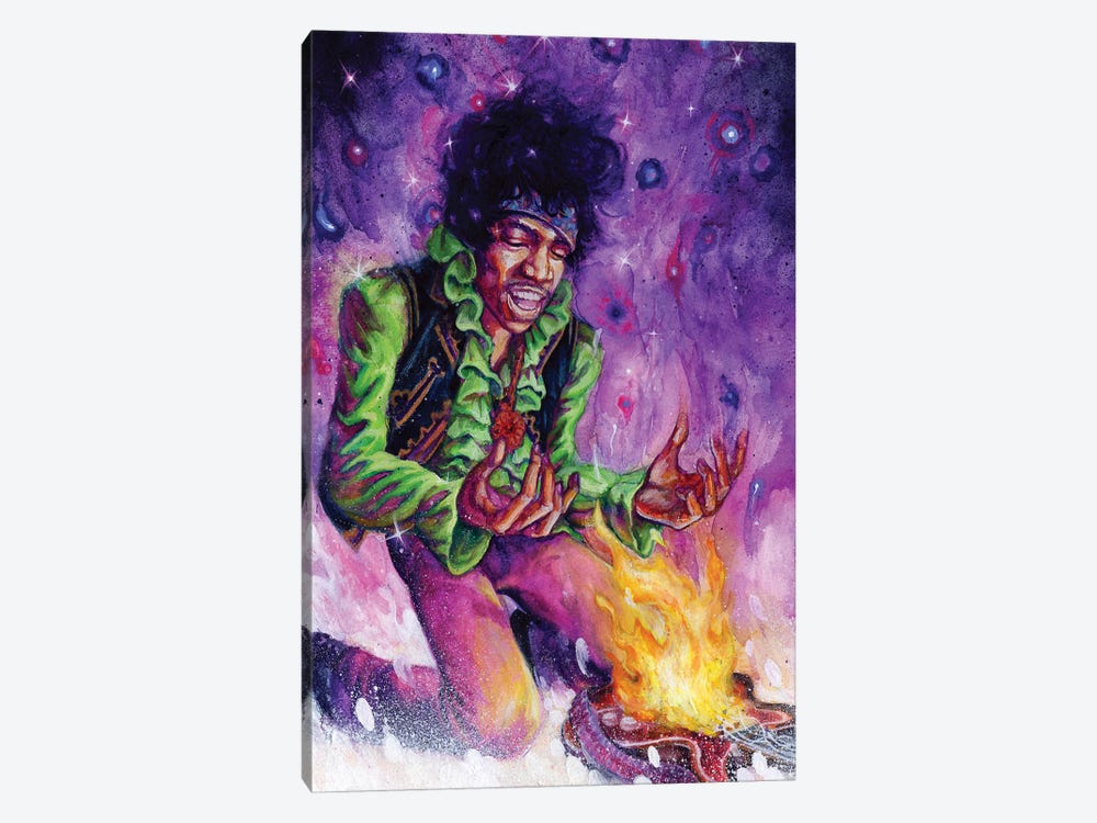 Purple Blaze by Swartz Brothers Art 1-piece Canvas Artwork