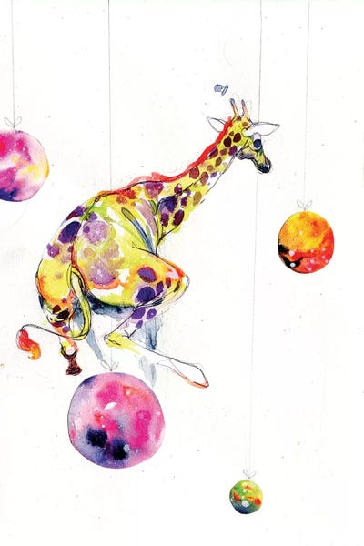 Giraffes: Planet Hopper by Swartz Brothers Art