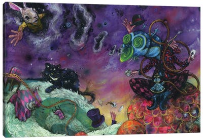 Wonderland Canvas Art Print - Cheshire Cat