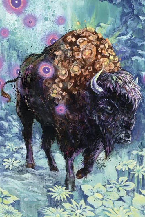 Buffalo Bloom by Swartz Brothers Art wall art