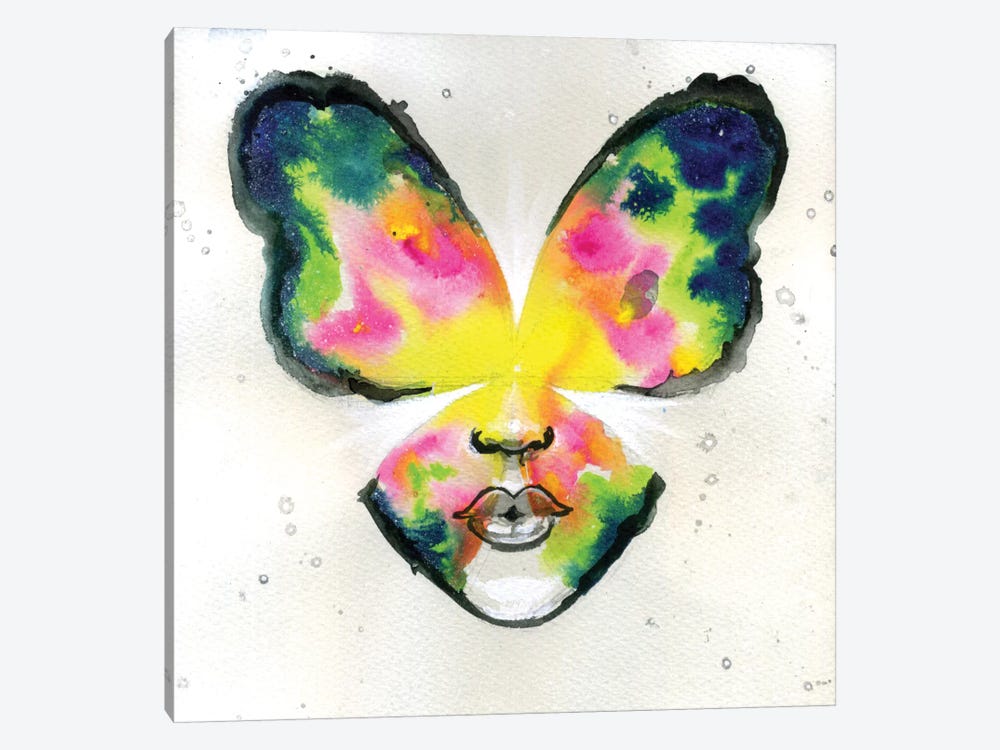 Butterfly Kiss by Swartz Brothers Art 1-piece Canvas Artwork