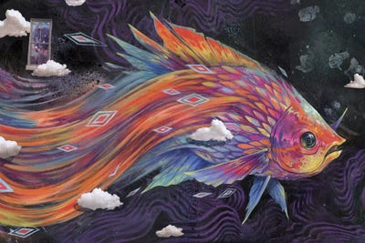 Follow Your Flow by Swartz Brothers Art framed wall art