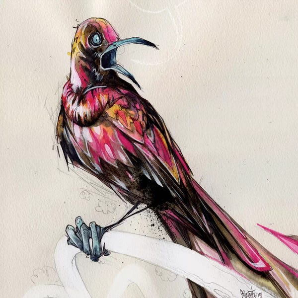 Swartz Brothers Art: Grackle III by Swartz Brothers Art
