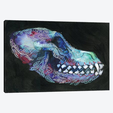 Dog Skull Canvas Print #BKT66} by Swartz Brothers Art Canvas Print