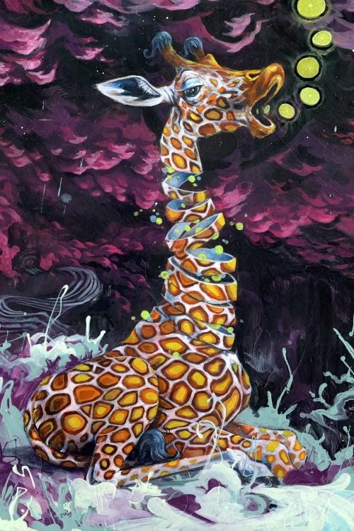 Electric Lime Wiggles by Swartz Brothers Art wall art