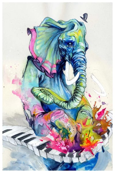 Kids Inspirational Art: Elphton John by Swartz Brothers Art