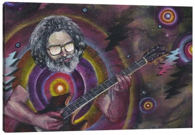 Garcia Canvas Art Print - Jerry Garcia